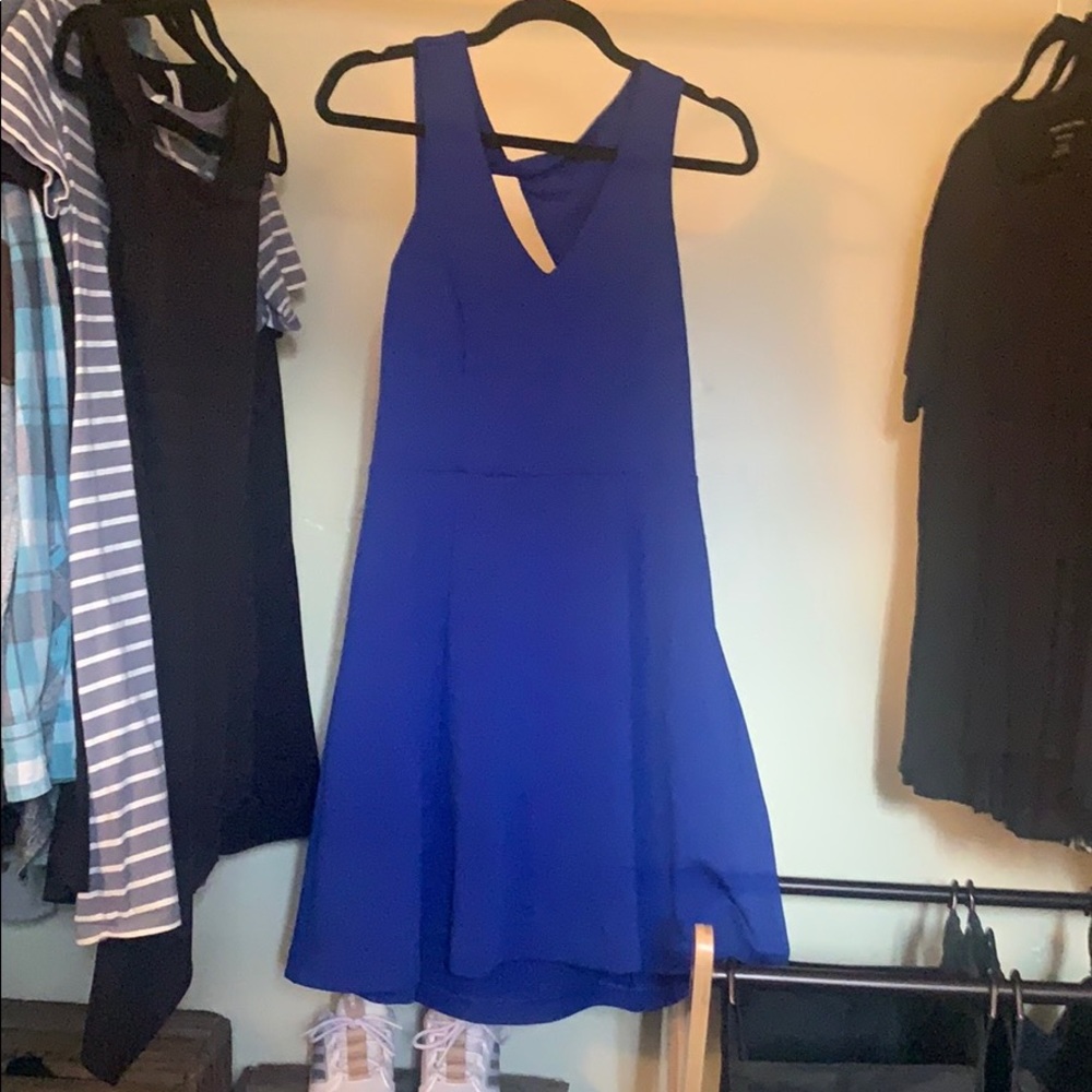 Blue dress
